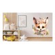 Sticker decorativ, Vulpe, Maro, 69 cm, 1351STK-5 Sticker decorativ, Vulpe, Maro, 69 cm, 1351STK-5