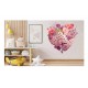 Sticker decorativ, Creier cu Flori, Roz, 60 cm, 1353STK-1 Sticker decorativ, Creier cu Flori, Roz, 60 cm, 1353STK-1