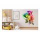 Sticker decorativ, Trandafiri, Roz, 68 cm, 1354STK-2 Sticker decorativ, Trandafiri, Roz, 68 cm, 1354STK-2