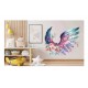 Sticker decorativ, Aripi, Roz, 73 cm, 1355STK-4 Sticker decorativ, Aripi, Roz, 73 cm, 1355STK-4