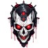 Sticker decorativ, Horror, Negru, 88 cm, 1356STK-3