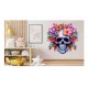 Sticker decorativ, Skull, Mov, 61 cm, 1357STK-1 Sticker decorativ, Skull, Mov, 61 cm, 1357STK-1