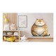 Sticker decorativ, Pisica, Maro, 63 cm, 1358STK-20 Sticker decorativ, Pisica, Maro, 63 cm, 1358STK-20