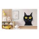Sticker decorativ, Pisica, Negru, 65 cm, 1358STK-8 Sticker decorativ, Pisica, Negru, 65 cm, 1358STK-8