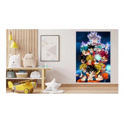 Sticker decorativ, Dragon ball Goku, Portocaliu, 90 cm, 1359STK Sticker decorativ, Dragon ball Goku, Portocaliu, 90 cm, 1359STK