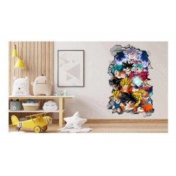 Sticker decorativ, Dragon ball Goku, Portocaliu, 90 cm, 1359STK-1 Sticker decorativ, Dragon ball Goku, Portocaliu, 90 cm, 1359STK-1