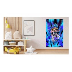 Sticker decorativ, Dragon ball Goku, Albastru, 90 cm, 1360STK Sticker decorativ, Dragon ball Goku, Albastru, 90 cm, 1360STK