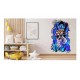 Sticker decorativ, Dragon ball Goku, Albastru, 90 cm, 1360STK-1 Sticker decorativ, Dragon ball Goku, Albastru, 90 cm, 1360STK-1