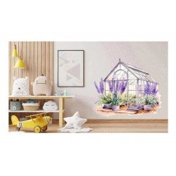 Sticker decorativ, Sera de Lavanda, Mov, 63 cm, 1361STK Sticker decorativ, Sera de Lavanda, Mov, 63 cm, 1361STK