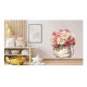 Sticker decorativ, Flori Crizanteme, Alb, 68 cm, 1363STK-12