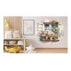 Sticker decorativ, Flori Crizanteme, Alb, 62 cm, 1363STK-4
