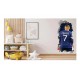 Sticker decorativ, Fotbalist, Albastru, 90 cm, 1364STK-5 Sticker decorativ, Fotbalist, Albastru, 90 cm, 1364STK-5