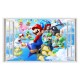 Sticker decorativ, Mario, Albastru,1365STK-4 Sticker decorativ, Mario, Albastru,1365STK-4