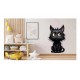 Sticker decorativ, Pisica, Negru, 1366STK-4 Sticker decorativ, Pisica, Negru, 1366STK-4