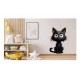 Sticker decorativ, Pisica, Negru, 1366STK-5 Sticker decorativ, Pisica, Negru, 1366STK-5