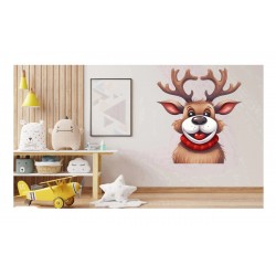 Sticker decorativ, Ren, Maro, 1370STK Sticker decorativ, Ren, Maro, 1370STK