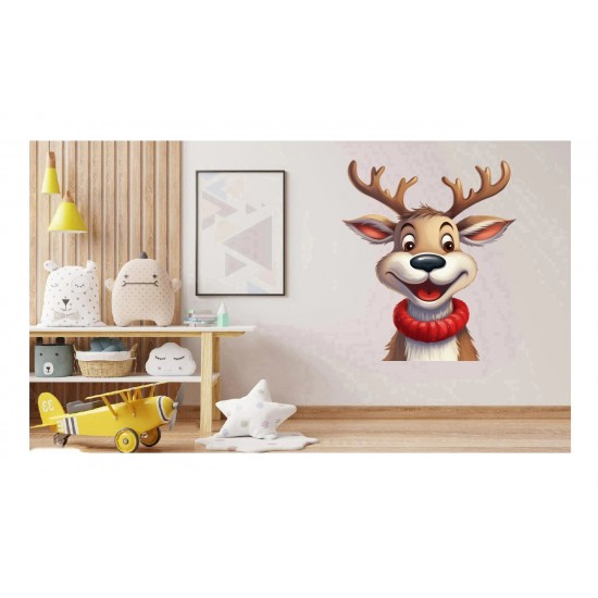Sticker decorativ, Ren, Maro, 1370STK-4 Sticker decorativ, Ren, Maro, 1370STK-4