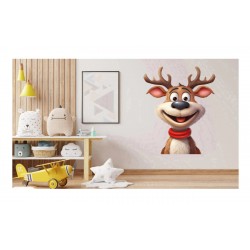 Sticker decorativ, Ren, Maro, 1370STK-8 Sticker decorativ, Ren, Maro, 1370STK-8