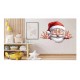 Sticker decorativ, Mos Craciun, Rosu, 1371STK-1 Sticker decorativ, Mos Craciun, Rosu, 1371STK-1