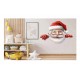 Sticker decorativ, Mos Craciun, Rosu, 1371STK-13 Sticker decorativ, Mos Craciun, Rosu, 1371STK-13
