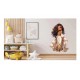 Sticker decorativ, Printesa, Alb, 1372STK-9 Sticker decorativ, Printesa, Alb, 1372STK-9