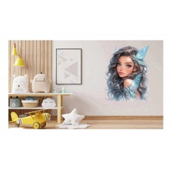Sticker decorativ, Printesa, 77 cm, 1373STK-10 Sticker decorativ, Printesa, 77 cm, 1373STK-10