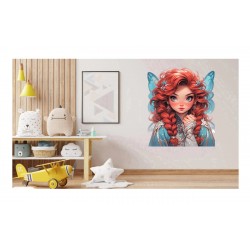 Sticker decorativ, Printesa, 73 cm, 1373STK-13 Sticker decorativ, Printesa, 73 cm, 1373STK-13