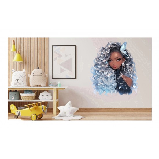 Sticker decorativ, Printesa, 75 cm, 1373STK-14