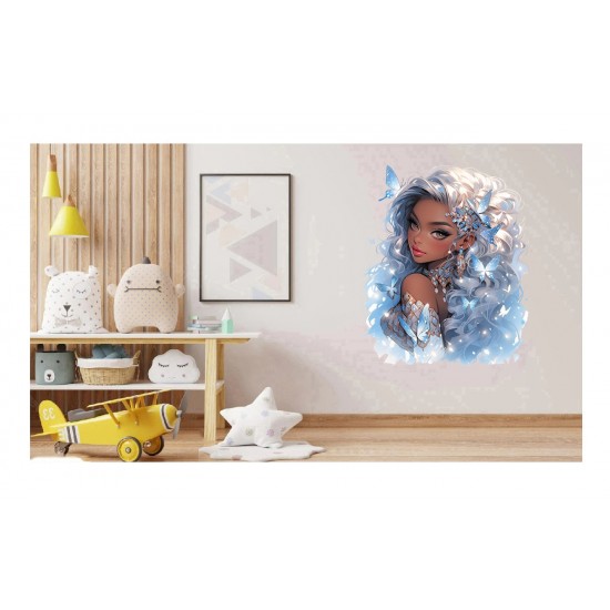 Sticker decorativ, Printesa, 75 cm, 1373STK-3 Sticker decorativ, Printesa, 75 cm, 1373STK-3
