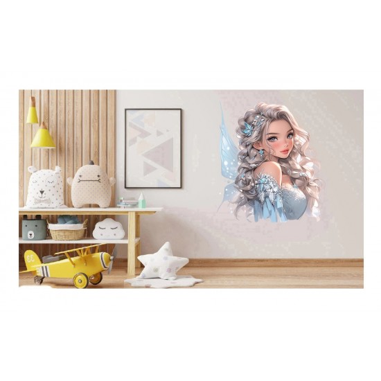 Sticker decorativ, Printesa, 76 cm, 1373STK-7