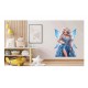 Sticker decorativ, Printesa, Albastru, 1374STK-16 Sticker decorativ, Printesa, Albastru, 1374STK-16