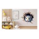 Sticker decorativ, Soarece, Gri, 1375STK-4 Sticker decorativ, Soarece, Gri, 1375STK-4