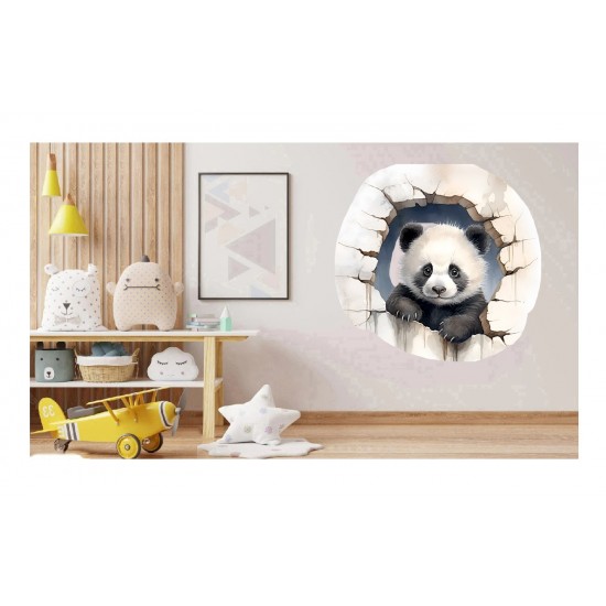 Sticker decorativ, Urs, Negru, 1375STK-9