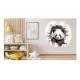 Sticker decorativ, Urs, Negru, 1375STK-9
