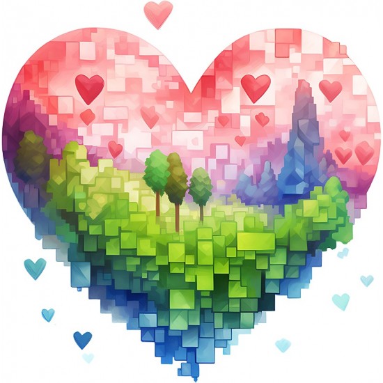 Sticker decorativ, Minecraft, Rosu, 1376STK-10 Sticker decorativ, Minecraft, Rosu, 1376STK-10