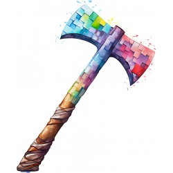 Sticker decorativ, Minecraft, Maro, 1376STK-11