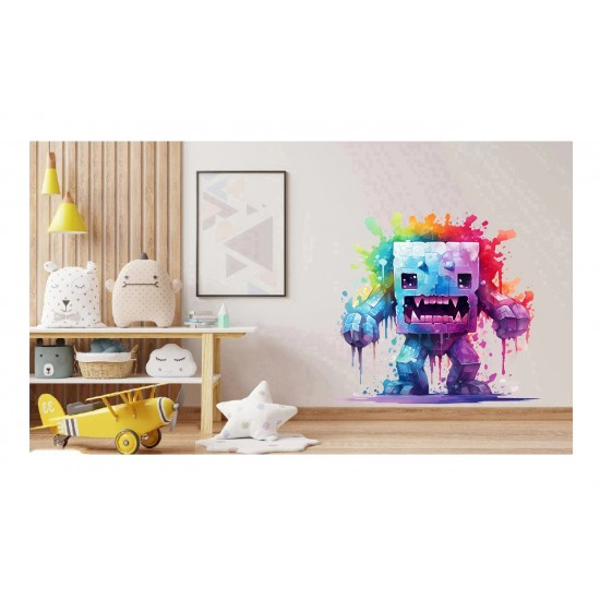 Sticker decorativ, Minecraft, Mov, 1376STK-8 Sticker decorativ, Minecraft, Mov, 1376STK-8