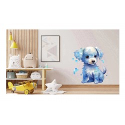 Sticker decorativ, Minecraft, Albastru, 1376STK-9 Sticker decorativ, Minecraft, Albastru, 1376STK-9