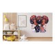 Sticker decorativ, Zodiac Gemeni, Negru, 1377STK-4 Sticker decorativ, Zodiac Gemeni, Negru, 1377STK-4