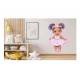 Sticker decorativ, Printesa, Roz, 1378STK-8 Sticker decorativ, Printesa, Roz, 1378STK-8