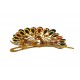 Clama de par in forma de Paun, Vintage, 12 cm, Mov, 68BJ