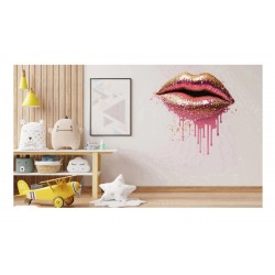 Sticker decorati, Buze, Roz, 62 cm, 1301STK-1 Sticker decorati, Buze, Roz, 62 cm, 1301STK-1