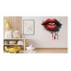 Sticker decorativ, Buze, Rosu, 62 cm, 1302STK-10 Sticker decorativ, Buze, Rosu, 62 cm, 1302STK-10
