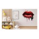 Sticker decorativ, Buze, Rosu, 60 cm, 1302STK-11 Sticker decorativ, Buze, Rosu, 60 cm, 1302STK-11