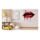 Sticker decorativ, Buze, Rosu, 62 cm, 1302STK-12 Sticker decorativ, Buze, Rosu, 62 cm, 1302STK-12