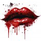 Sticker decorativ, Buze, Rosu, 62 cm, 1302STK-12 Sticker decorativ, Buze, Rosu, 62 cm, 1302STK-12