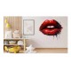 Sticker decorativ, Buze, Rosu, 60 cm, 1302STK-16 Sticker decorativ, Buze, Rosu, 60 cm, 1302STK-16
