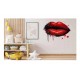 Sticker decorativ, Buze, Rosu, 64 cm, 1302STK-18 Sticker decorativ, Buze, Rosu, 64 cm, 1302STK-18