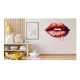 Sticker decorativ, Buze, Rosu, 64 cm, 1302STK-19 Sticker decorativ, Buze, Rosu, 64 cm, 1302STK-19