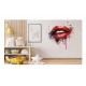 Sticker decorativ, Buze, Rosu, 60 cm, 1302STK-3 Sticker decorativ, Buze, Rosu, 60 cm, 1302STK-3